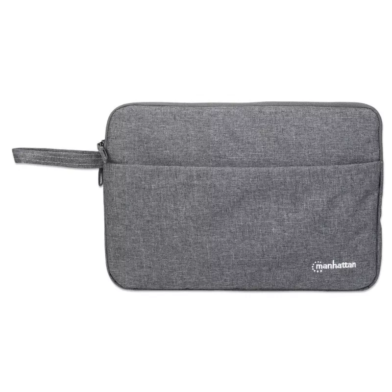 Manhattan Seattle Laptop Sleeve 14.5 collas, Pelēks, Pildīts, Īpaši mīksts iekšējais polsterējums, Galvenais nodalījums ar dubultiem rāvējslēdzējiem, Priekšējā kabata ar rāvējslēdzēju, Pārnēsāšanas cilpa, Ūdensizturīgs un izturīgs, Portatīvā datora maciņš