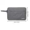 Manhattan Seattle Laptop Sleeve 14.5 collas, Pelēks, Pildīts, Īpaši mīksts iekšējais polsterējums, Galvenais nodalījums ar dubultiem rāvējslēdzējiem, Priekšējā kabata ar rāvējslēdzēju, Pārnēsāšanas cilpa, Ūdensizturīgs un izturīgs, Portatīvā datora maciņš