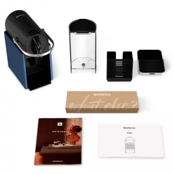 Kapsulu kafijas automāts De’Longhi Pixie EN127.BL — Nespresso sistēma, 1 L ūdens tvertne, 19 bāri, 1260 W, 235×117×324 mm, 2,5 kg