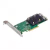 Broadcom 9500-16i Tri-Mode HBA kontrolieris ar 16 iekšējiem portiem, SAS 12Gb/s, SATA 6Gb/s, NVMe, PCIe 4.0 x8 saskarne