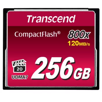 Transcend Cf Card Cf800 256GB 800x Premium