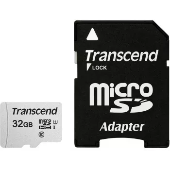 Atmiņas karte Transcend 32GB MicroSDHC SD TS32GUSD300S-A