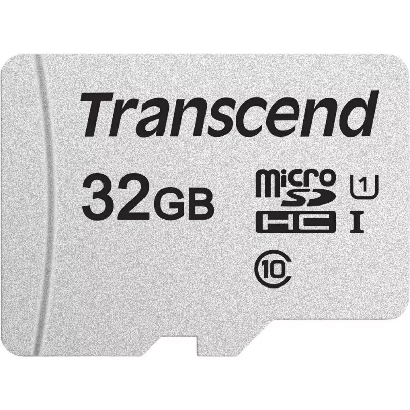 Atmiņas karte Transcend 32GB MicroSDHC SD TS32GUSD300S-A