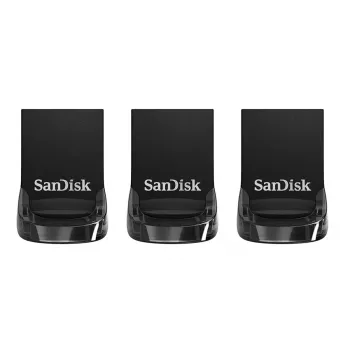 WESTERN DIGITAL SanDisk Ultra Fit 32GB USB 3.1 zibatmiņa - 3 iepakojumā