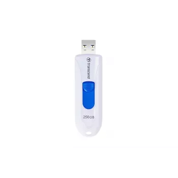 TRANSCEND JetFlash 790w - 256GB USB zibatmiņa - USB 3.1 - Balta