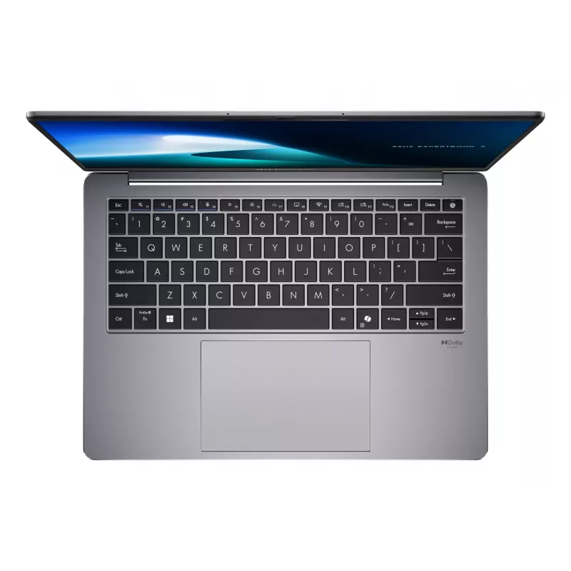ASUS ExpertBook P5 P5405CSA-NZ0777X portatīvais dators, Intel Core Ultra 5 226V, 35,6 cm (14 collu) WQXGA, 16 GB LPDDR5x-SDRAM, 512 GB SSD, Intel Arc Graphics 130V, Wi-Fi 6E, Bluetooth 5.3, Windows 11 Pro, vācu tastatūra, pelēks
