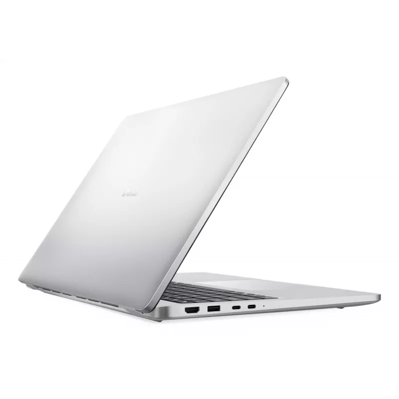 DELL Pro 16 Plus PB16250 portatīvais dators, Intel Core Ultra 7 255U, 40,6 cm (16 collu) Full HD+, 16 GB DDR5-SDRAM, 512 GB SSD, Intel Graphics, Wi-Fi, viedkaršu lasītājs, apgaismota tastatūra, Windows 11 Pro, vācu tastatūra, alumīnija