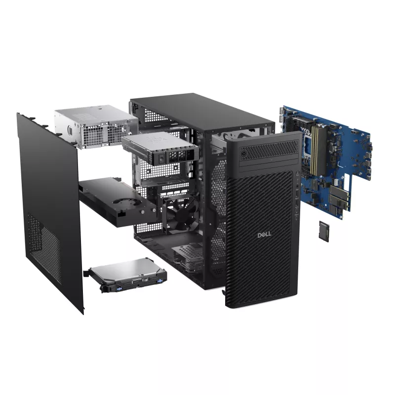 DELL Pro Max FCT2250 T2 Intel Core Ultra 7 265K 32 GB DDR5-SDRAM 1 TB SSD Windows 11 Pro Tower PC Melns