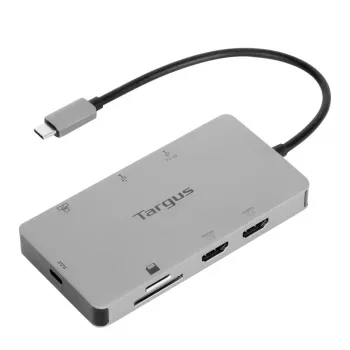 Targus DOCK423EU USB-C dokstacija ar diviem HDMI 4K, Gigabit Ethernet un 100W PD