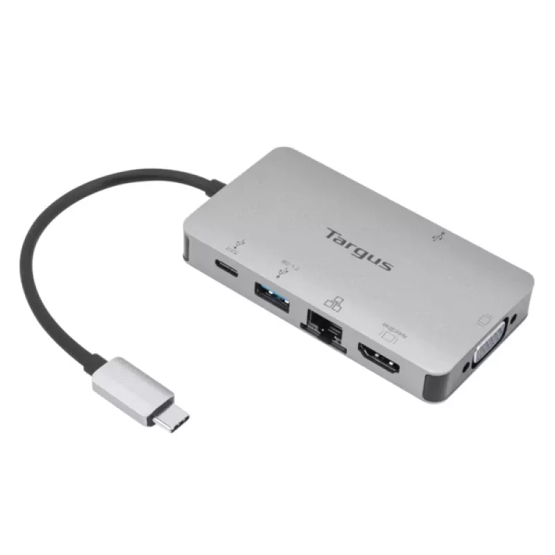Docking stacija Targus DOCK419, vadu, USB 3.2 Gen 1 Type-C, pelēka