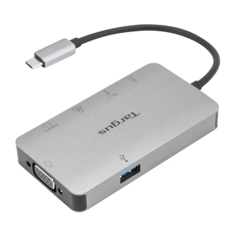 Docking stacija Targus DOCK419, vadu, USB 3.2 Gen 1 Type-C, pelēka