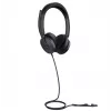 Yealink UH48 Dual Teams USB-C/A austiņas, vadu, zvaniem/mūzikai, 20 - 20000 Hz, 169 g, Melnas