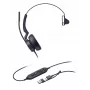 Yealink UH46 Mono Teams USB-C/A austiņas, vadu, 20 - 20000 Hz, birojam/zvanu centram, 127 g, melnas