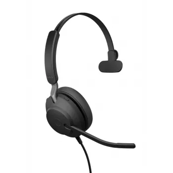 Jabra Evolve2 40 SE Mono austiņas ar vadu, USB-C / USB-A, melna