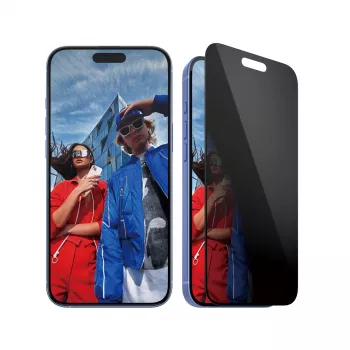 PanzerGlass® Privātuma ekrāna aizsargs iPhone 16 Plus | 15 Plus | Ultra-Wide Fit ar EasyAligner