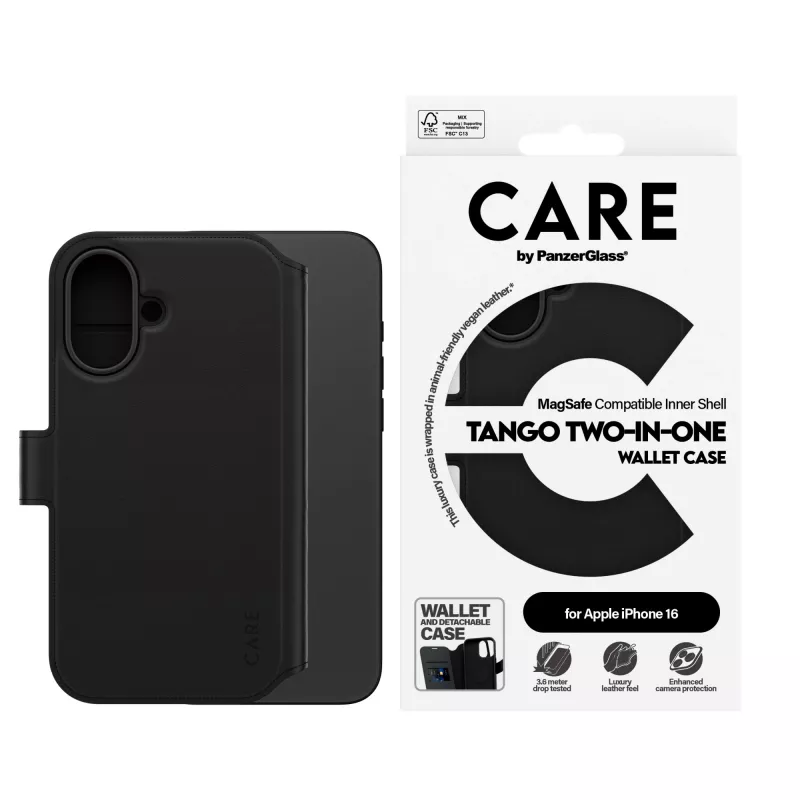 PanzerGlass CARE™ by ® Tango 2-in-1 Maks-vāciņš ar MagSafe iPhone 16