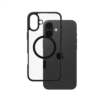 PanzerGlass CARE™ by ® Urban Combat Maciņš Caurspīdīgs ar Melnu Rāmi un MagSafe iPhone 16 Plus