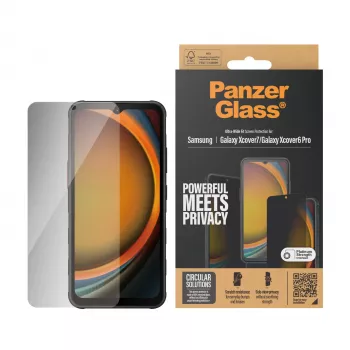 PanzerGlass® Privātuma ekrāna aizsargs Samsung Galaxy Xcover7 Pro | Xcover7 | Xcover6 Pro | Ultra-Wide Fit