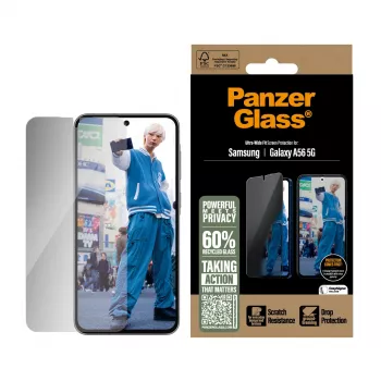 PanzerGlass® Privātuma ekrāna aizsargs Samsung Galaxy A56 5G | Ultra-Wide Fit