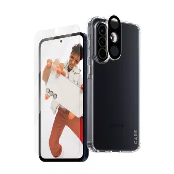 PanzerGlass® | CARE by® Flagship 3-in-1 komplekts Samsung Galaxy A56 5G