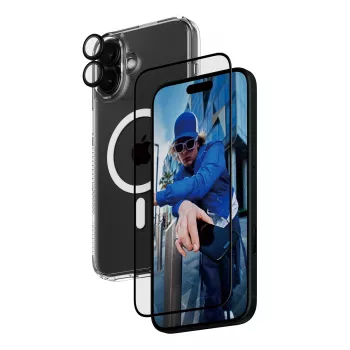 PanzerGlass 3-in-1 aizsardzības komplekts iPhone 16 Plus
