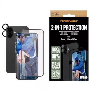 PanzerGlass 2-in-1 komplekts iPhone '24 6,7 collu B2863+1283