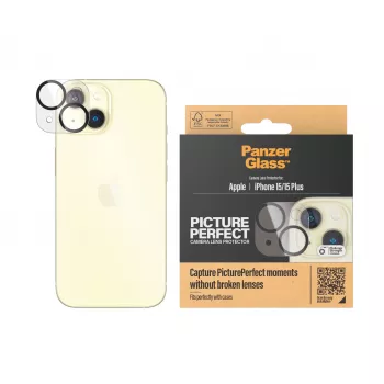 PanzerGlass ® PicturePerfect Kameras lēcu aizsargs iPhone 15 | 15 Plus