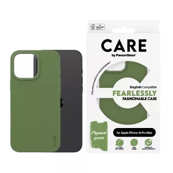 PanzerGlass CARE™ by ® Maciņš Zaļš ar MagSafe iPhone 16 Pro Max