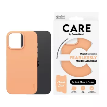 PanzerGlass CARE™ by ® Case Peachy ar MagSafe iPhone 16 Pro Max