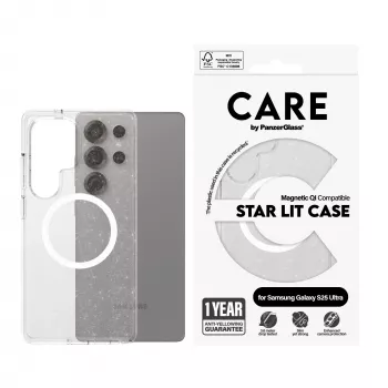 PanzerGlass CARE™ Urban Combat Maciņš Star Lit w. White Qi Savietojams Samsung Galaxy S25 Ultra