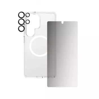 PanzerGlass CARE 3-in-1 Privātuma komplekts Samsung Galaxy S25 Ultra – Triecienizturīgs stikls un maciņš