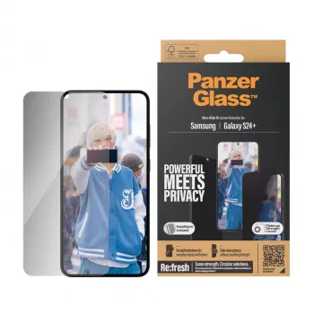 PanzerGlass® Privātuma ekrāna aizsargs Samsung Galaxy S24+ | Ultra-Wide Fit ar EasyAligner