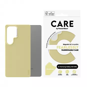 PanzerGlass CARE™ by ® Case Chardonnay ar Qi saderību Samsung Galaxy S25 Ultra