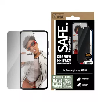 PanzerGlass SAFE. by ® Privātuma ekrāna aizsargs Samsung Galaxy A36 5G | Ultra-Wide Fit ar EasyAligner