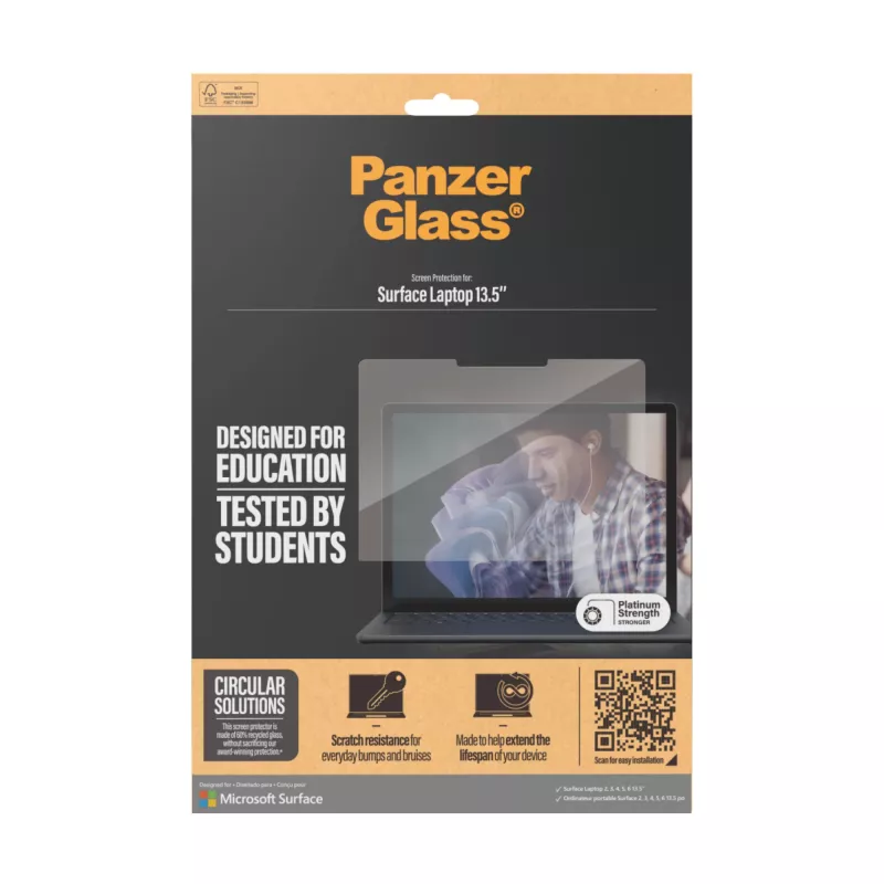 PanzerGlass® ekrāna aizsargs Microsoft Surface Laptop 13,5 collas | 6 | 5 | 4 | 3 | 2