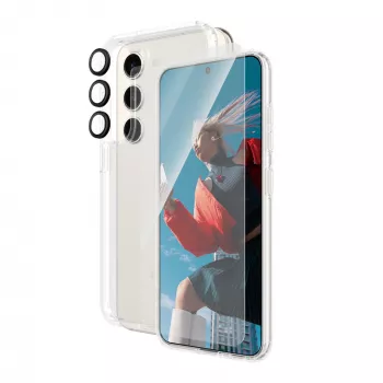PanzerGlass 3-in-1 komplekts Samsung Galaxy S24 | Ultra-Wide Fit ar EasyAligner