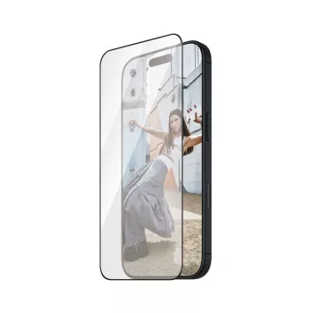 PanzerGlass SAFE. ekrāna aizsargplēve ar melnu rāmi iPhone 16 Plus | 15 Plus | Ultra-Wide Fit