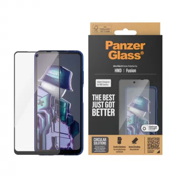 PanzerGlass® Ekrāna aizsargs HMD Fusion | Ultra-Wide Fit, HMD, HMD Fusion, sausā uzlikšana, izturīgs pret skrāpējumiem, triecienizturīgs, caurspīdīgs, 1 gab.