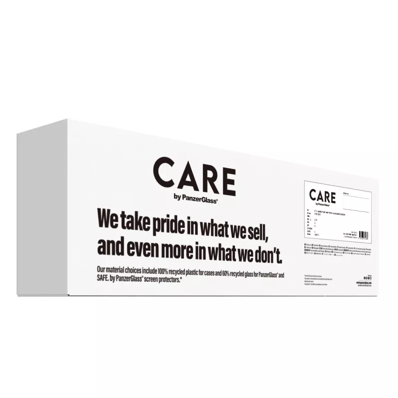 PanzerGlass CARE™ by ® Samba Case Black w. Qi Saderīgs iPhone 17e | 16e