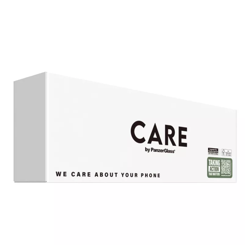 PanzerGlass CARE™ by ® Samba Case Black w. Qi Saderīgs iPhone 17e | 16e