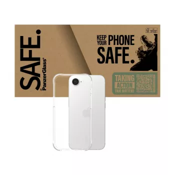 PanzerGlass SAFE. by ® TPU Macīgs Caurspīdīgs Maciņš iPhone 17e | 16e