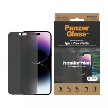 PanzerGlass® Privātuma ekrāna aizsargs iPhone 14 Pro Max | Classic Fit
