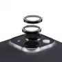 PanzerGlass® Hoops® Kameras lēcu aizsargs Melns iPhone 15 | 15 Plus