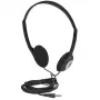 Austiņas MANHATTAN Stereo 3.5 mm melnas