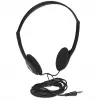 Austiņas MANHATTAN Stereo 3.5 mm melnas