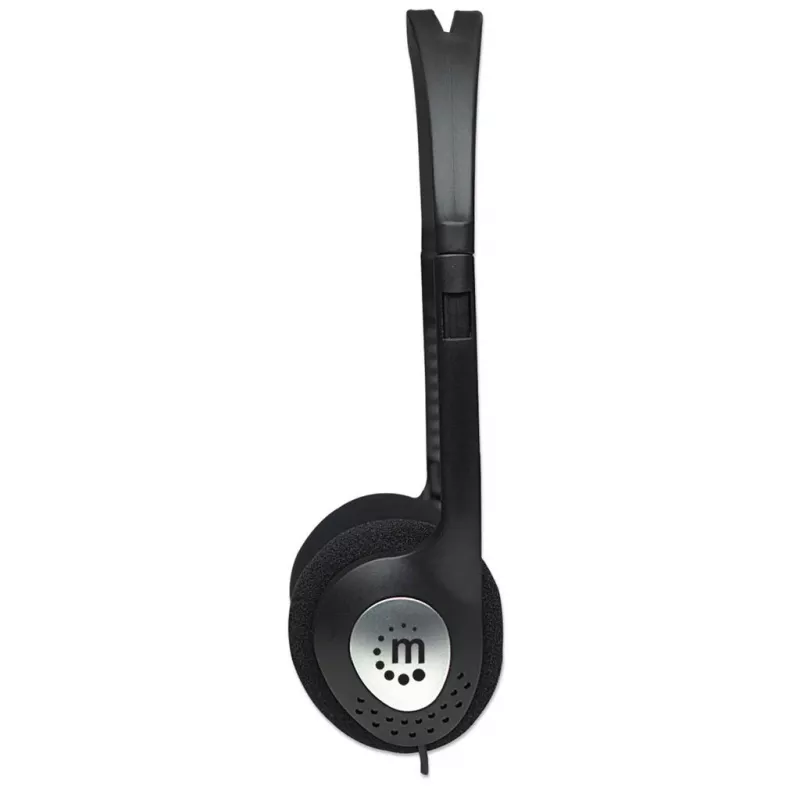 Austiņas MANHATTAN Stereo 3.5 mm melnas