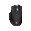 Pele MSI S12-4301370-CLA Gaming, labā roka, RF bezvadu + Bluetooth + USB Type-A, optiskā, 26000 DPI
