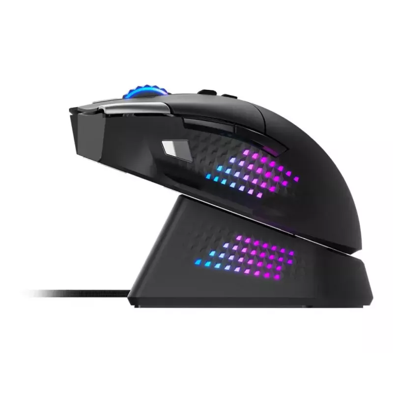 Pele MSI S12-4301370-CLA Gaming, labā roka, RF bezvadu + Bluetooth + USB Type-A, optiskā, 26000 DPI