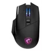 Pele MSI S12-4301370-CLA Gaming, labā roka, RF bezvadu + Bluetooth + USB Type-A, optiskā, 26000 DPI