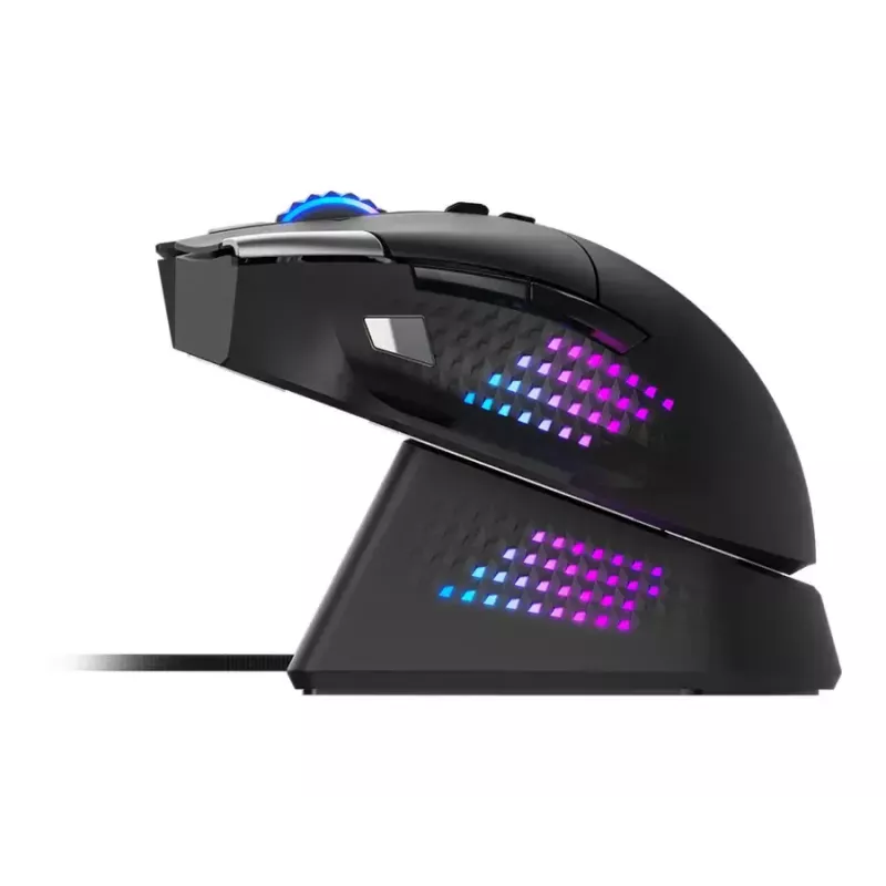 Pele MSI S12-4301370-CLA Gaming, labā roka, RF bezvadu + Bluetooth + USB Type-A, optiskā, 26000 DPI